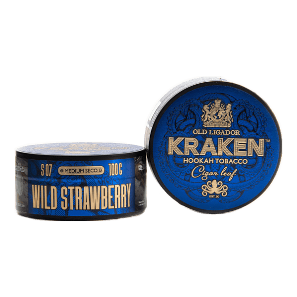 Табак Kraken Medium Seco wild strawberry (Земляника) 100 гр в Ростове-на-Дону