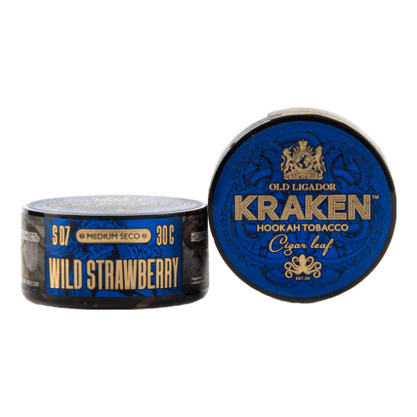 Табак Kraken Medium Seco wild strawberry (Земляника) 30 гр в Ростове-на-Дону