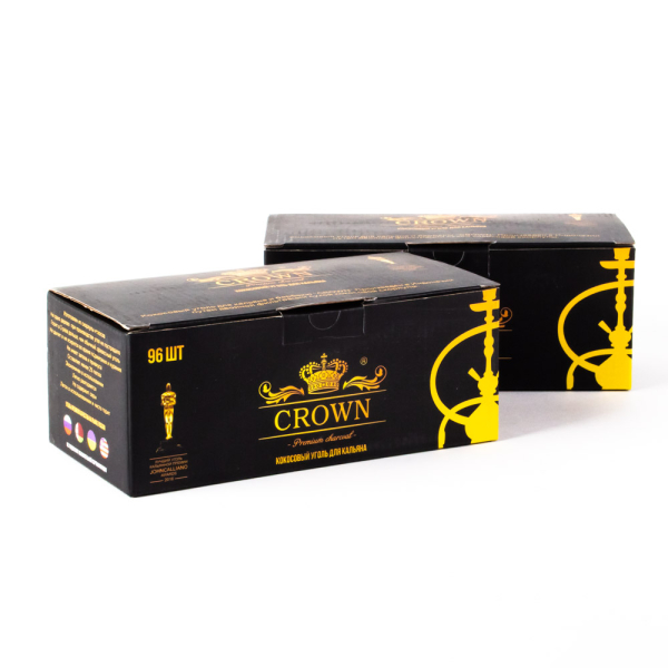 Уголь Crown Кокосовый 96 Шт (22 Мм) в Ростове-на-Дону