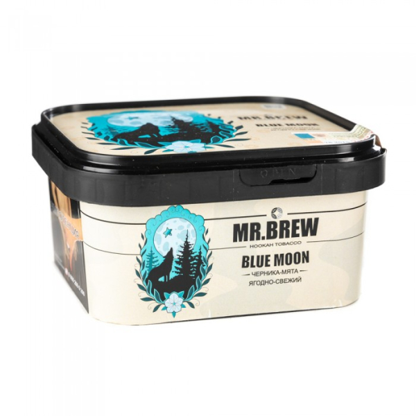 Табак Mr Brew Blue Moon (Черника с мятой) 200 гр в Ростове-на-Дону