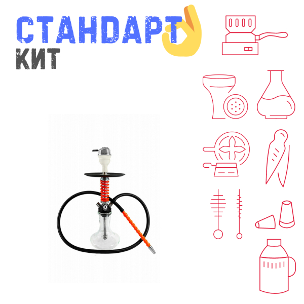 Набор с кальяном  Mamay Customs Micro Coilovers Red СТАНДАРТ в Ростове-на-Дону