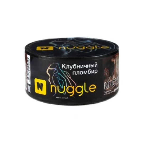 Табак Nuggle Клубничный пломбир 25 гр в Ростове-на-Дону