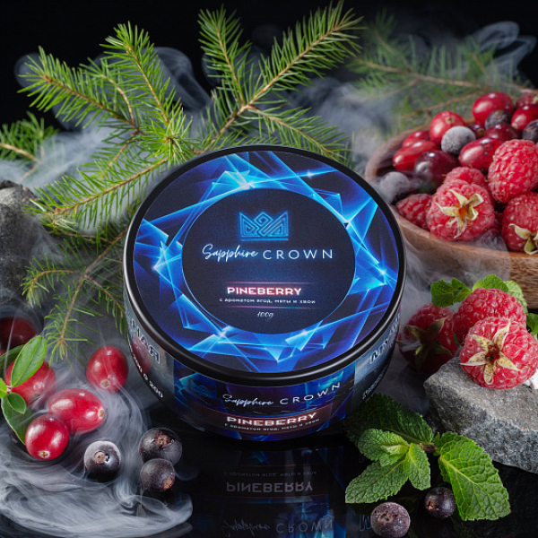 Табак Sapphire Crown Pineberry (Ягоды хвоя Мята) 100 гр в Ростове-на-Дону