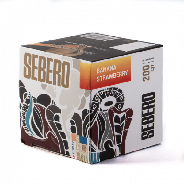 Табак SEBERO BANANA STRAWBERRY 200 грамм в Ростове-на-Дону