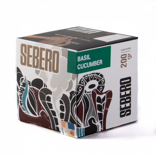 Табак SEBERO BASIL CUCUMBER 200 грамм в Ростове-на-Дону