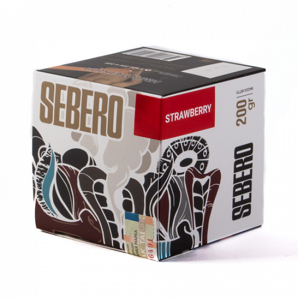 Табак SEBERO STRAWBERRY 200 грамм в Ростове-на-Дону