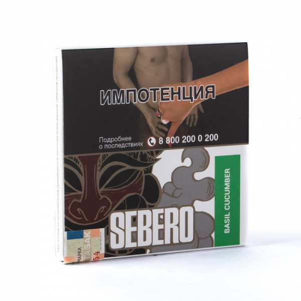 Табак SEBERO BASIL CUCUMBER 40 грамм в Ростове-на-Дону