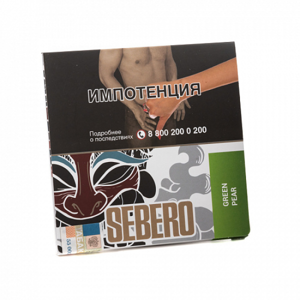 Табак SEBERO GREEN PEAR 40 грамм в Ростове-на-Дону