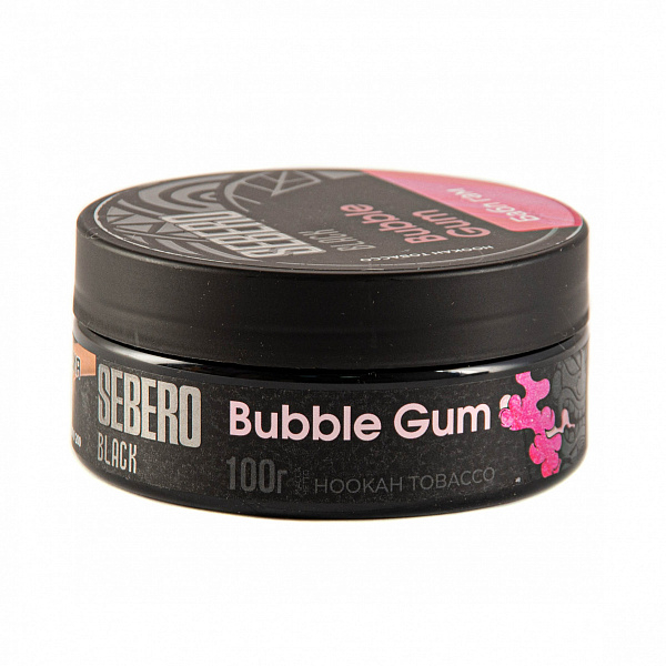 Табак SEBERO BLACK BUBBLE GUM 100 гр в Ростове-на-Дону