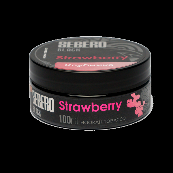 Табак SEBERO BLACK STRAWBERRY 100 гр в Ростове-на-Дону
