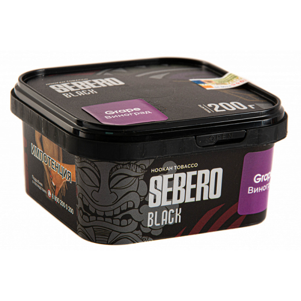 Табак SEBERO BLACK GRAPE 200 гр в Ростове-на-Дону