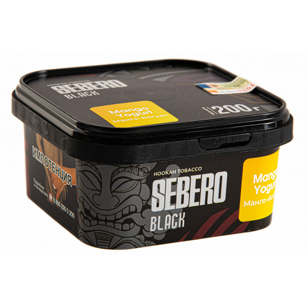 Табак SEBERO BLACK MANGO YOGURT 200 гр в Ростове-на-Дону