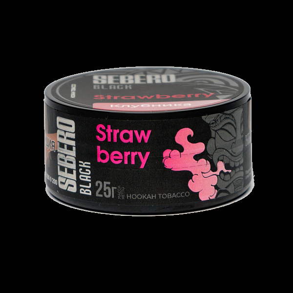Табак SEBERO BLACK STRAWBERRY 25 гр в Ростове-на-Дону