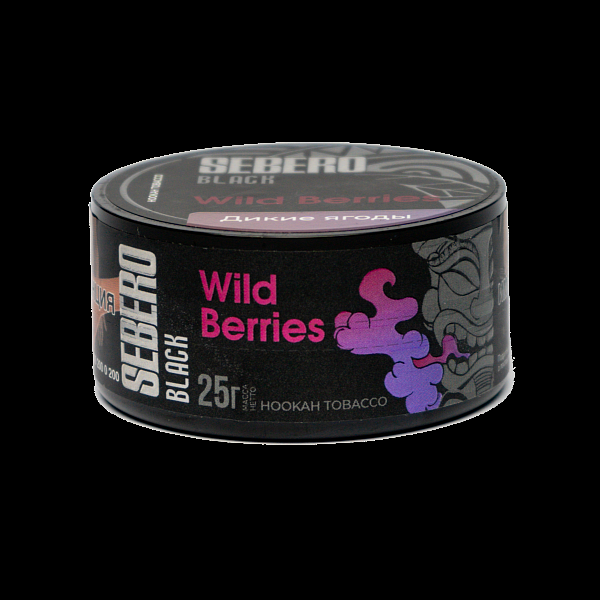 Табак SEBERO BLACK WILD BERRIES 25 гр в Ростове-на-Дону