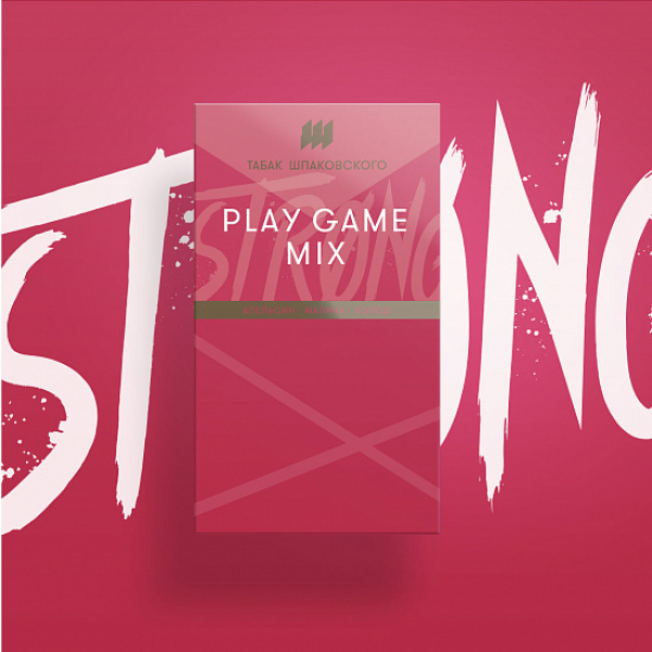 Табак Шпаковского Strong Play game mix (Апельсин Малина Холод) 40 гр в Ростове-на-Дону