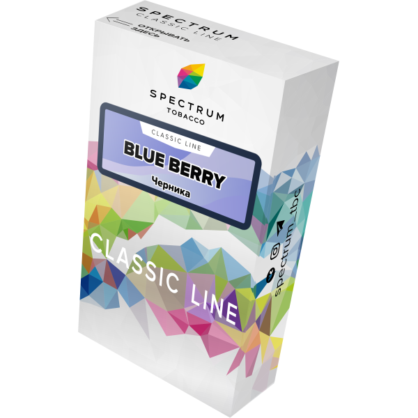 Табак Spectrum Classic blue berry 40 грамм в Ростове-на-Дону