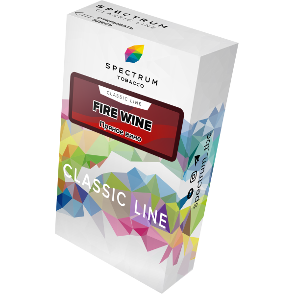 Табак Spectrum Classic fire wine 40 грамм в Ростове-на-Дону