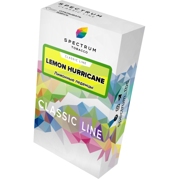 Табак Spectrum Classic lemon hurricane 40 грамм в Ростове-на-Дону