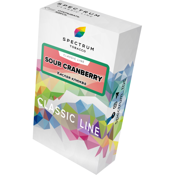 Табак Spectrum Classic sour cranberry 40 грамм в Ростове-на-Дону