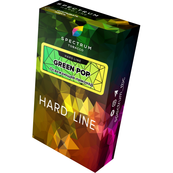 Табак Spectrum Hard green pop 40 грамм в Ростове-на-Дону
