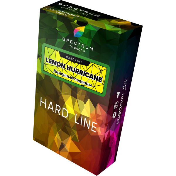 Табак Spectrum Hard lemon hurricane 40 грамм в Ростове-на-Дону