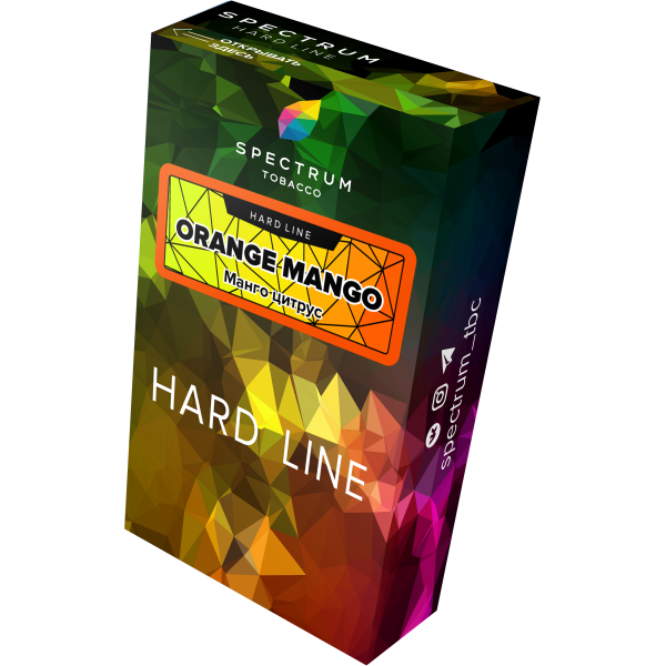 Табак Spectrum Hard orange mango 40 грамм в Ростове-на-Дону