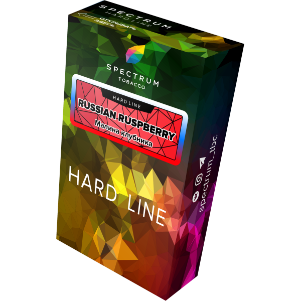 Табак Spectrum Hard russian raspberry 40 грамм в Ростове-на-Дону