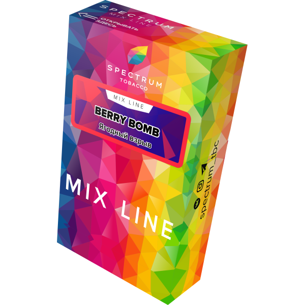 Табак Spectrum Mix Line Berry Bomb 40 грамм в Ростове-на-Дону