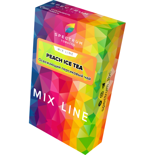Табак Spectrum Mix Line Peach Ice Tea 40 грамм в Ростове-на-Дону