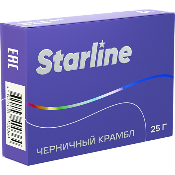 Табак Starline Черничный крамбл 25 гр в Ростове-на-Дону