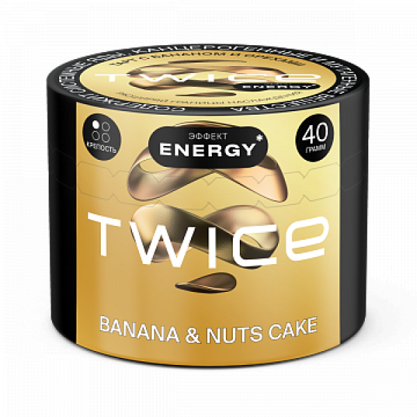 Табак TWICE Banana Nuts Cake (Пирог с бананом и орехами) 40 гр в Ростове-на-Дону