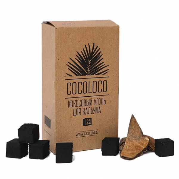 Кокосовый уголь Cocoloco 22мм в Ростове-на-Дону