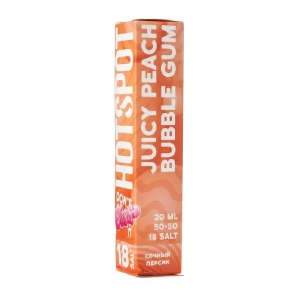 Жидкость HOTSPOT Chow Juicy Peach Bubble Gum 30 мл в Ростове-на-Дону