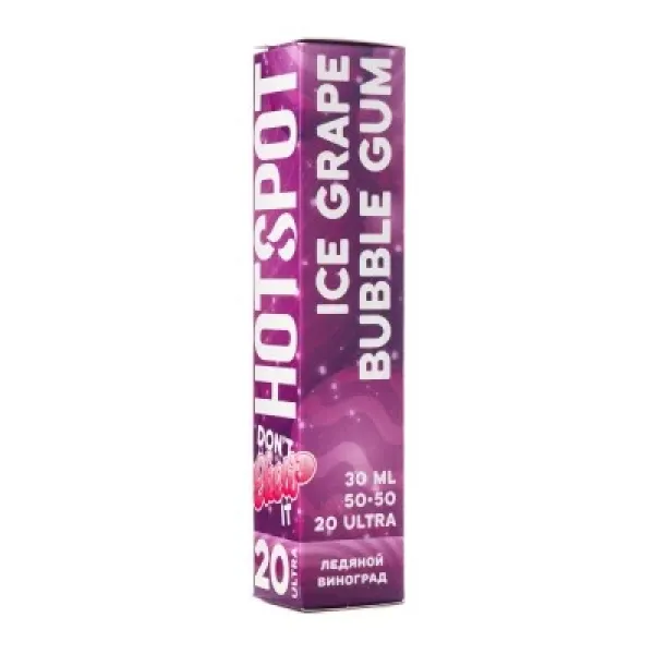 Жидкость HOTSPOT Chow Ultra Ice Grape Bubble Gum 30 мл в Ростове-на-Дону