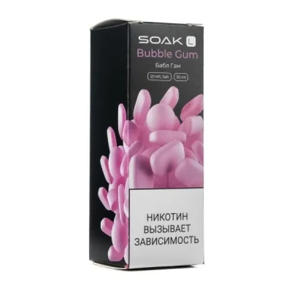 Жидкость SOAK L Bubble Gum 30 мл в Ростове-на-Дону