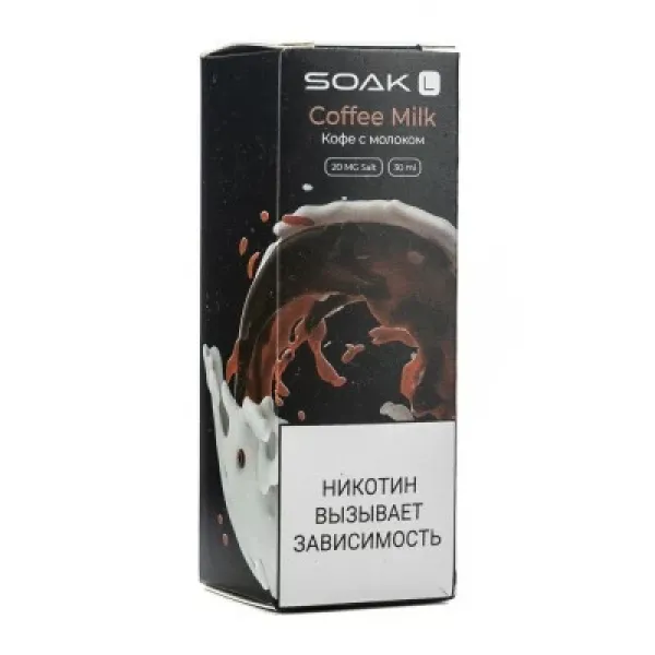 Жидкость SOAK L Coffe Milk 30 мл в Ростове-на-Дону