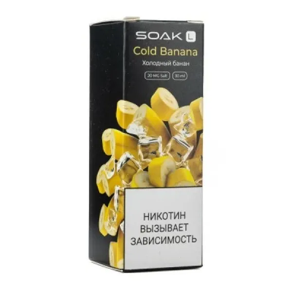 Жидкость SOAK L Cold Banana 30 мл в Ростове-на-Дону