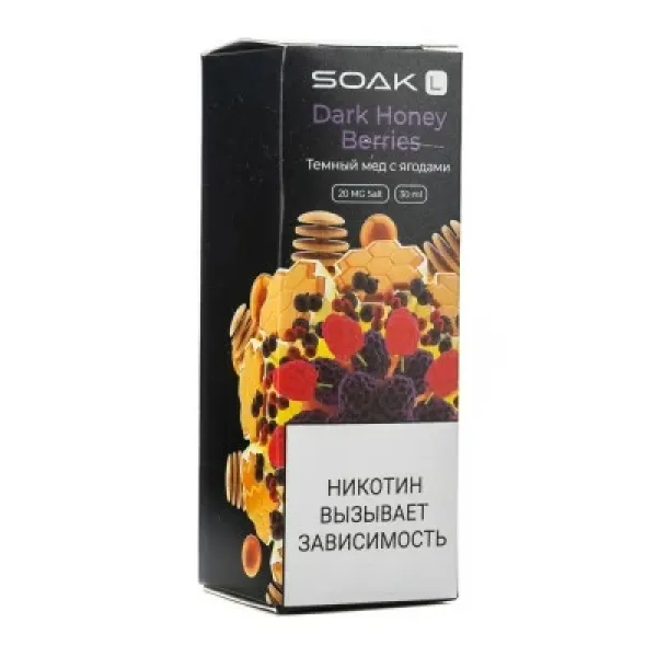 Жидкость SOAK L Dark Honey Berries 30 мл в Ростове-на-Дону