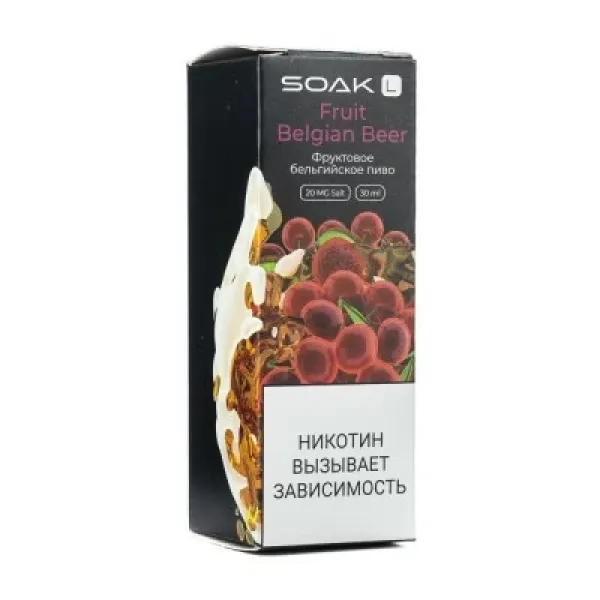 Жидкость SOAK L Fruit Belgian Beer 30 мл в Ростове-на-Дону