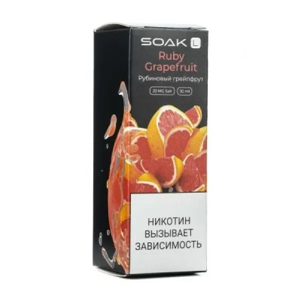Жидкость SOAK L Ruby Grapefruit 30 мл в Ростове-на-Дону