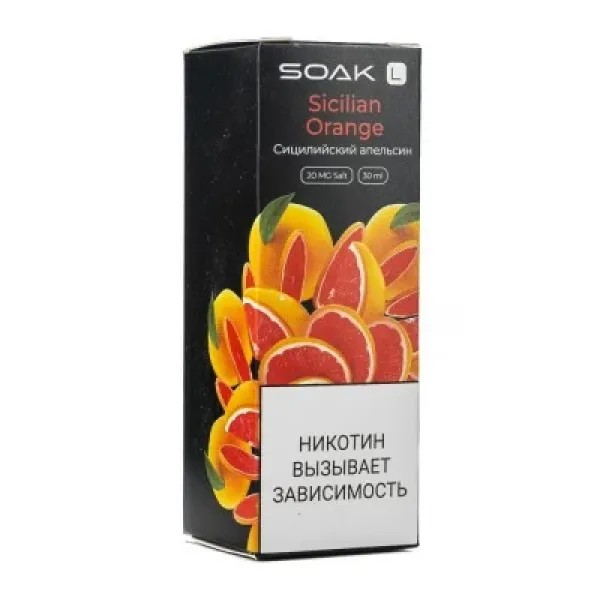 Жидкость SOAK L Sicilian Orange 30 мл в Ростове-на-Дону
