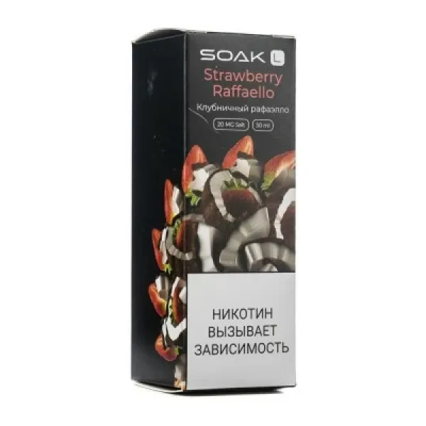 Жидкость SOAK L Strawberry Raffaello 30 мл в Ростове-на-Дону