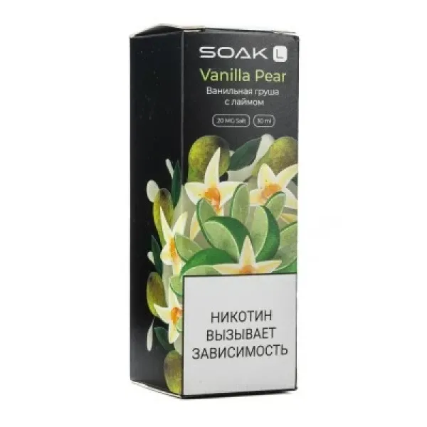 Жидкость SOAK L Vanilla Pear 30 мл в Ростове-на-Дону