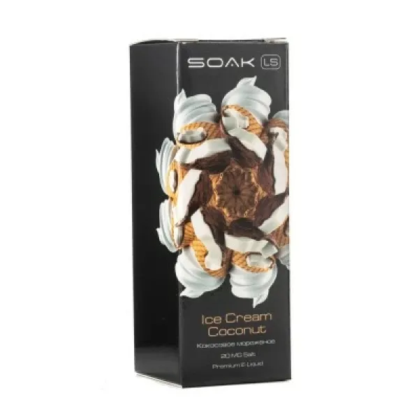 Жидкость SOAK LS Ice Cream Coconut 30 мл в Ростове-на-Дону