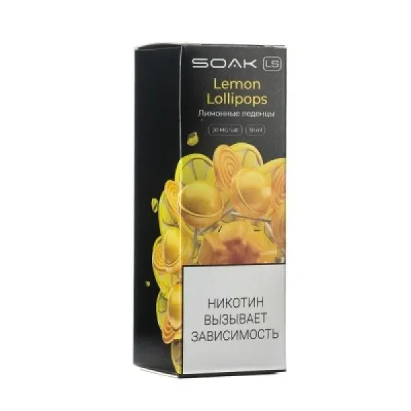 Жидкость SOAK LS Lemon Lollipops 30 мл в Ростове-на-Дону