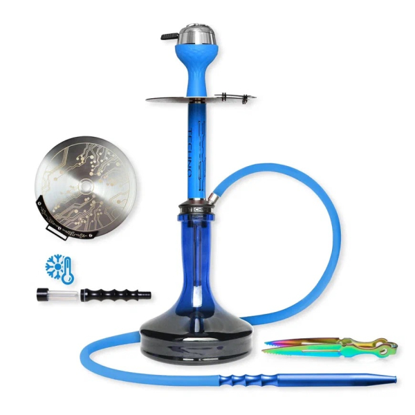 Кальян Seven star TE1 TECHNO Blue 60см в Ростове-на-Дону