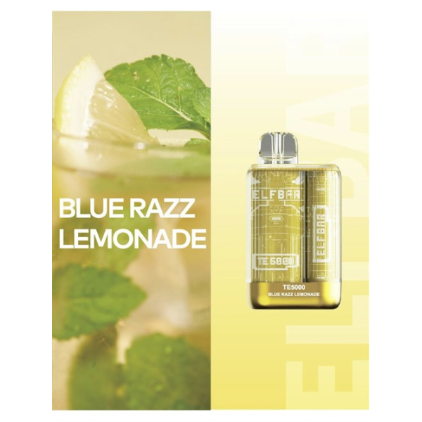 Elfbar TE5000 Blue Razz Lemonade, 5000 тяг в Ростове-на-Дону