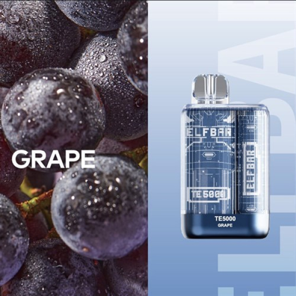 Elfbar TE5000 Grape, 5000 тяг в Ростове-на-Дону
