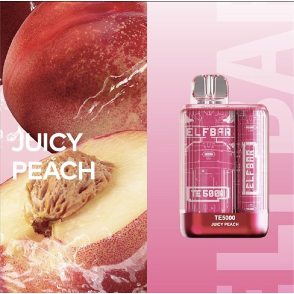 Elfbar TE5000 Juicy Peach, 5000 тяг в Ростове-на-Дону