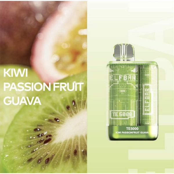 Elfbar TE5000 Kiwi Passion fruit Guava, 5000 тяг в Ростове-на-Дону